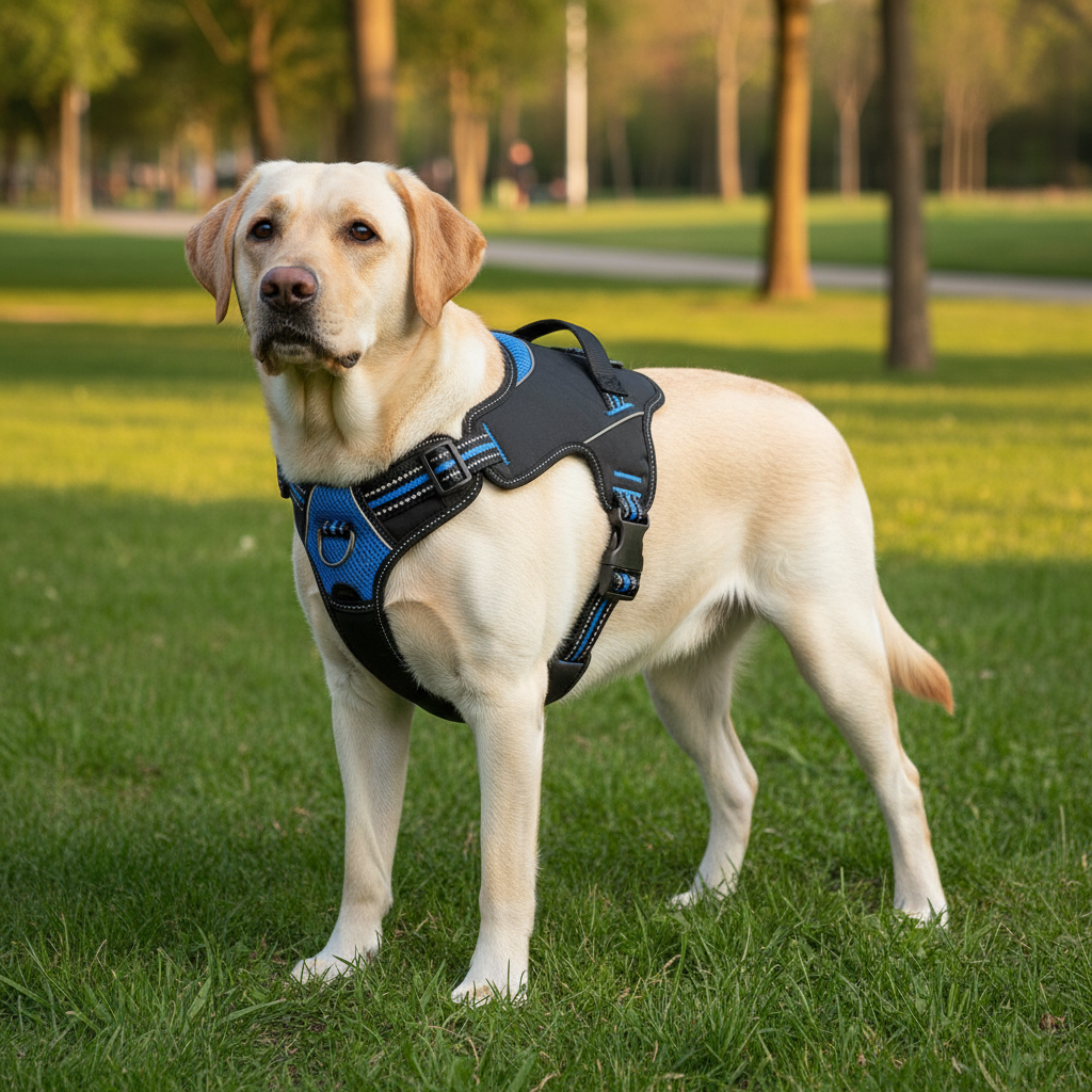 Jack and Vanilla tuigje voor honden, blauw, 60 cm