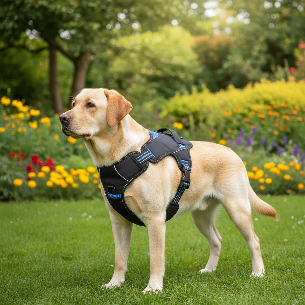 Jack and Vanilla tuigje voor honden, blauw, 60 cm