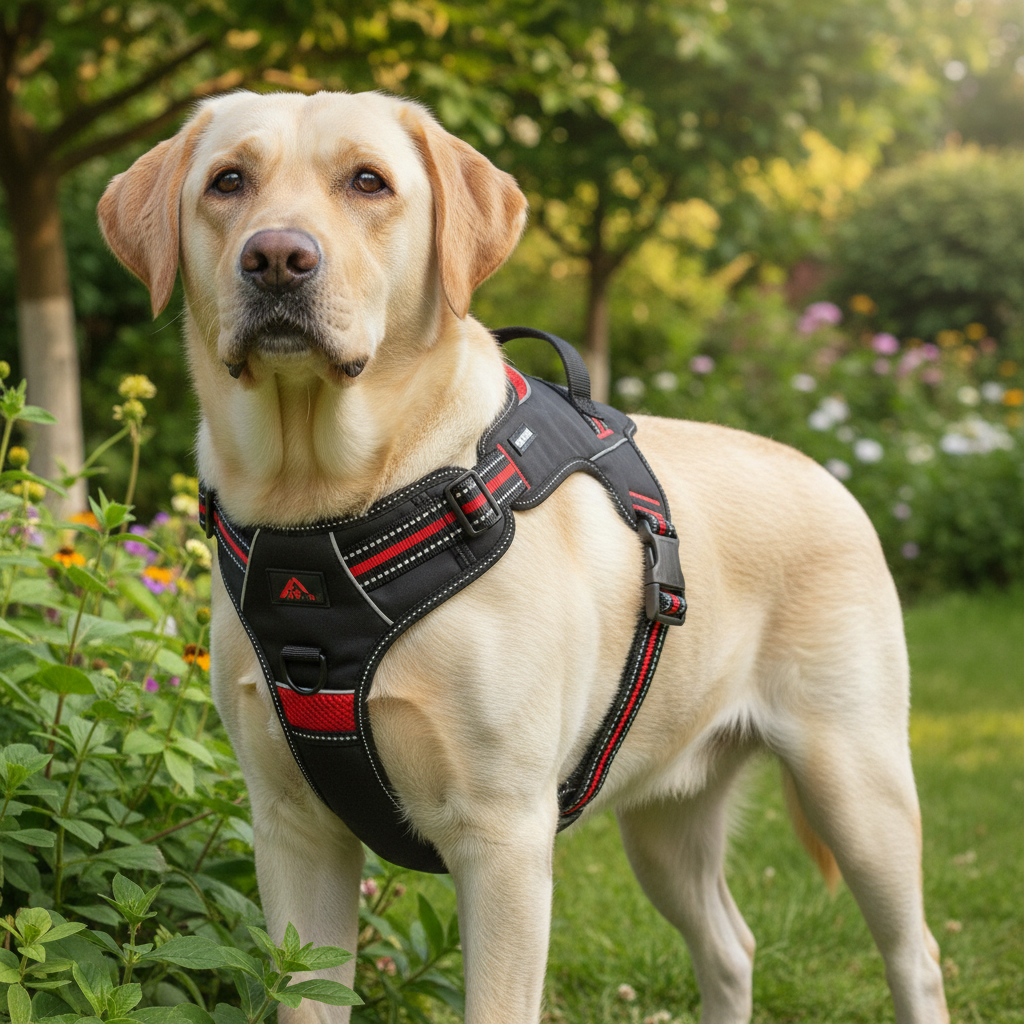 Jack and Vanilla tuigje voor honden, rood, 60 cm