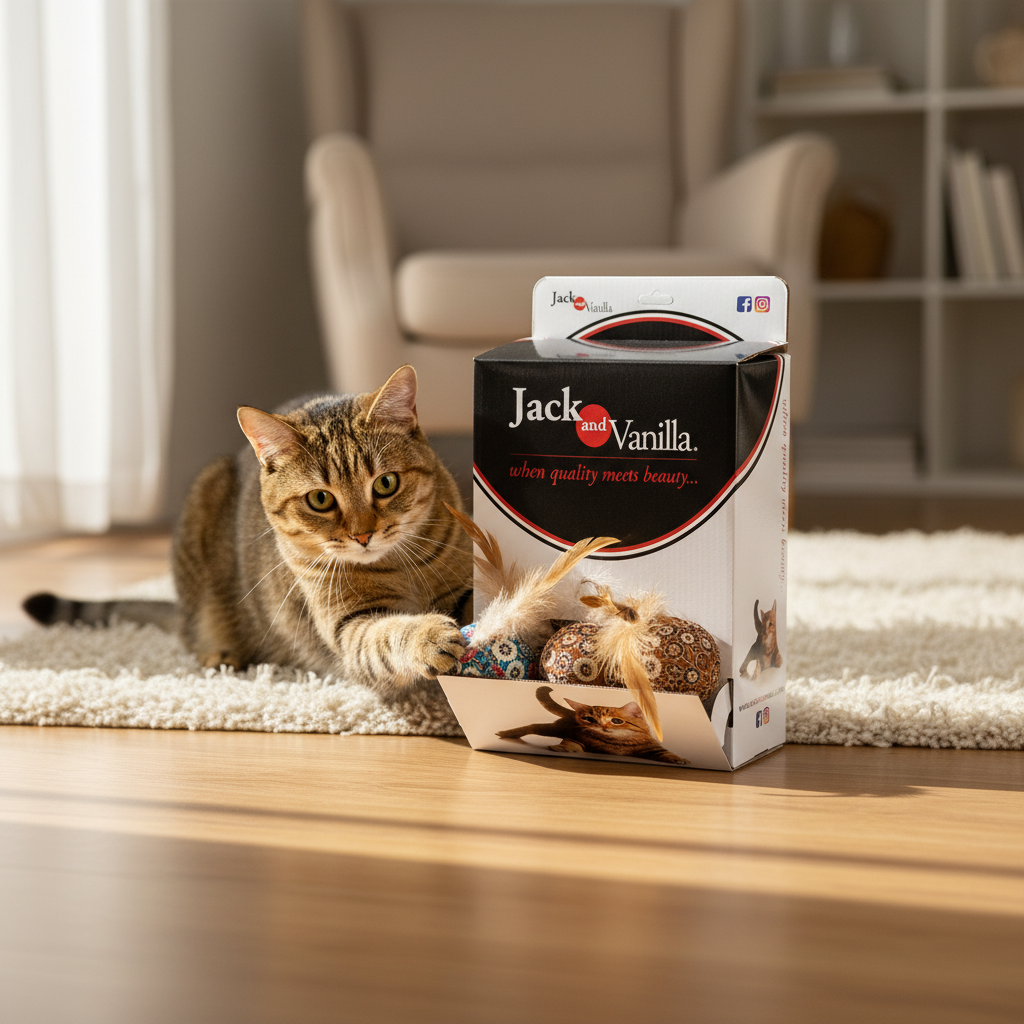 Jack and Vanilla speeltje voor katten, 7 cm