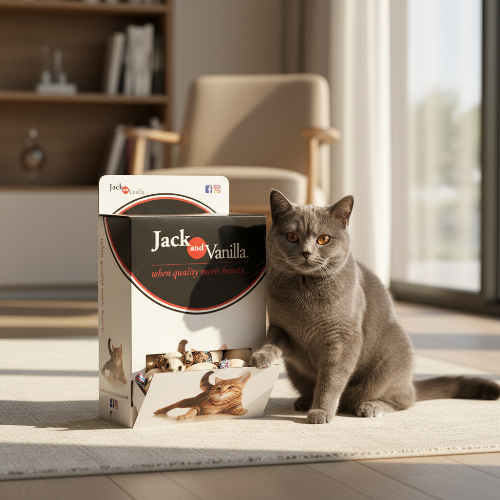 Jack and Vanilla speeltje voor katten, 9 cm