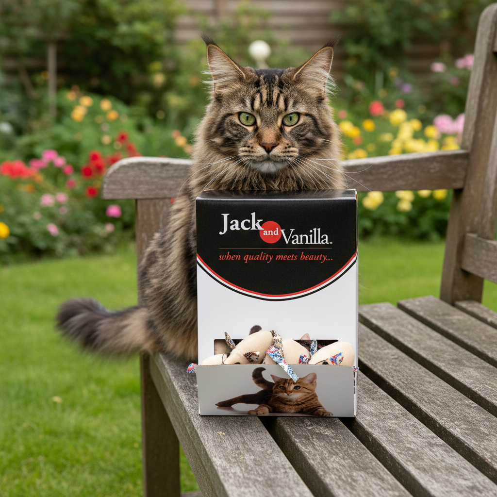 Jack and Vanilla speeltje voor katten, 9 cm