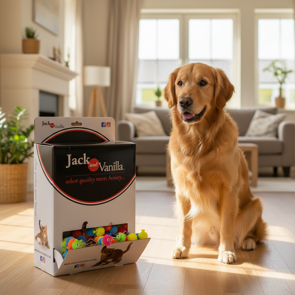 Jack and Vanilla speeltje voor katten, meerkleurig, 2 cm