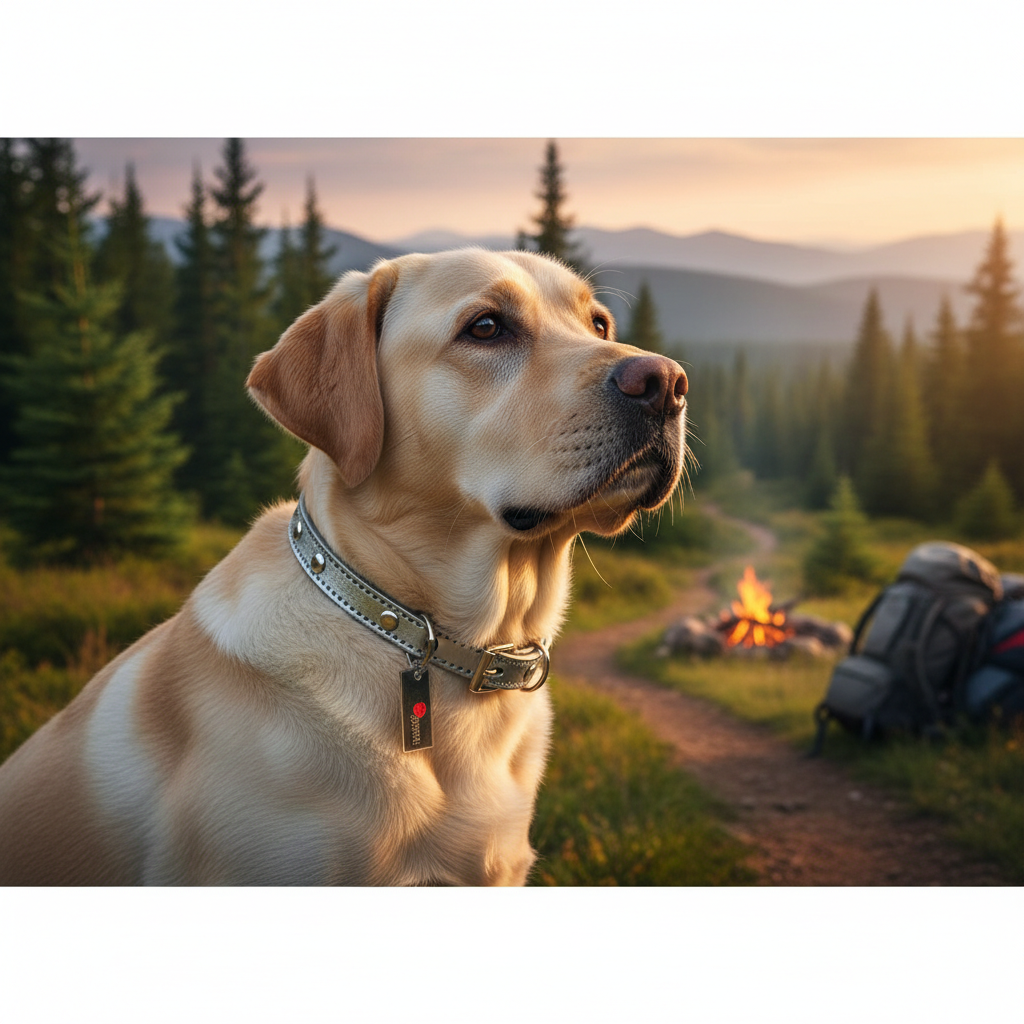 Jack and Vanilla halsband voor honden, zilver, 35 cm