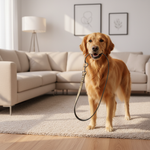 Jack and Vanilla hondenlijn voor honden, goud, 100 cm