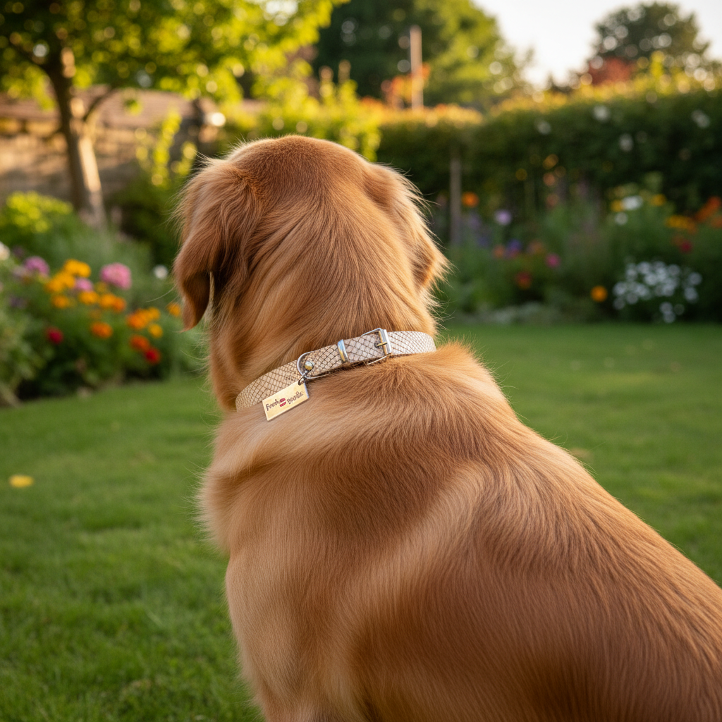 Jack and Vanilla halsband voor honden, roze, 25 cm