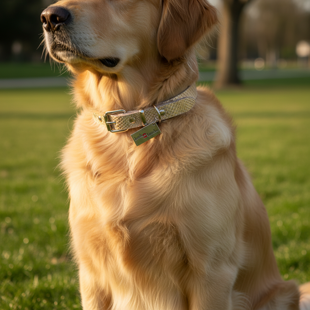 Jack and Vanilla halsband voor honden, roze, 35 cm