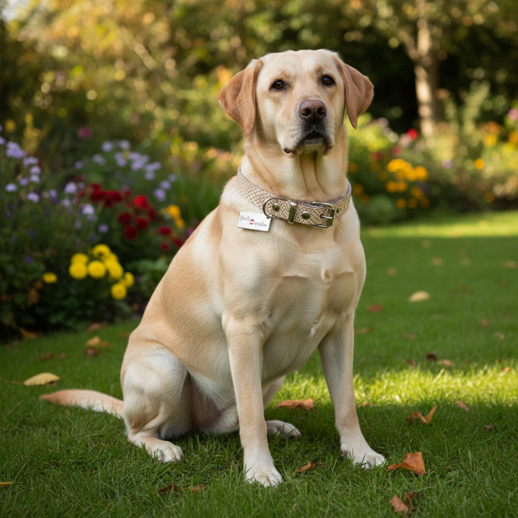 Jack and Vanilla halsband voor honden, roze, 35 cm