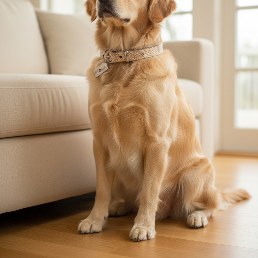 Jack and Vanilla halsband voor honden, roze, 40 cm