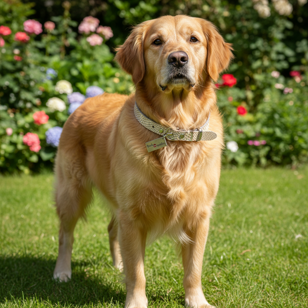 Jack and Vanilla halsband voor honden, roze, 40 cm