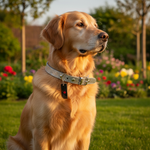 Jack and Vanilla halsband voor honden, zilver, 40 cm