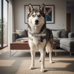 Jack and Vanilla halsband voor honden, zilver, 40 cm