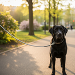Jack and Vanilla hondenlijn voor honden, zilver, 100 cm