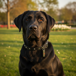 Jack and Vanilla halsband voor honden, zwart, 35 cm