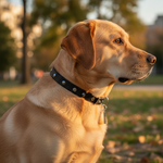 Jack and Vanilla halsband voor honden, zwart, 40 cm