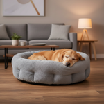 Jack and Vanilla mand voor honden, lichtgrijs, 50 cm