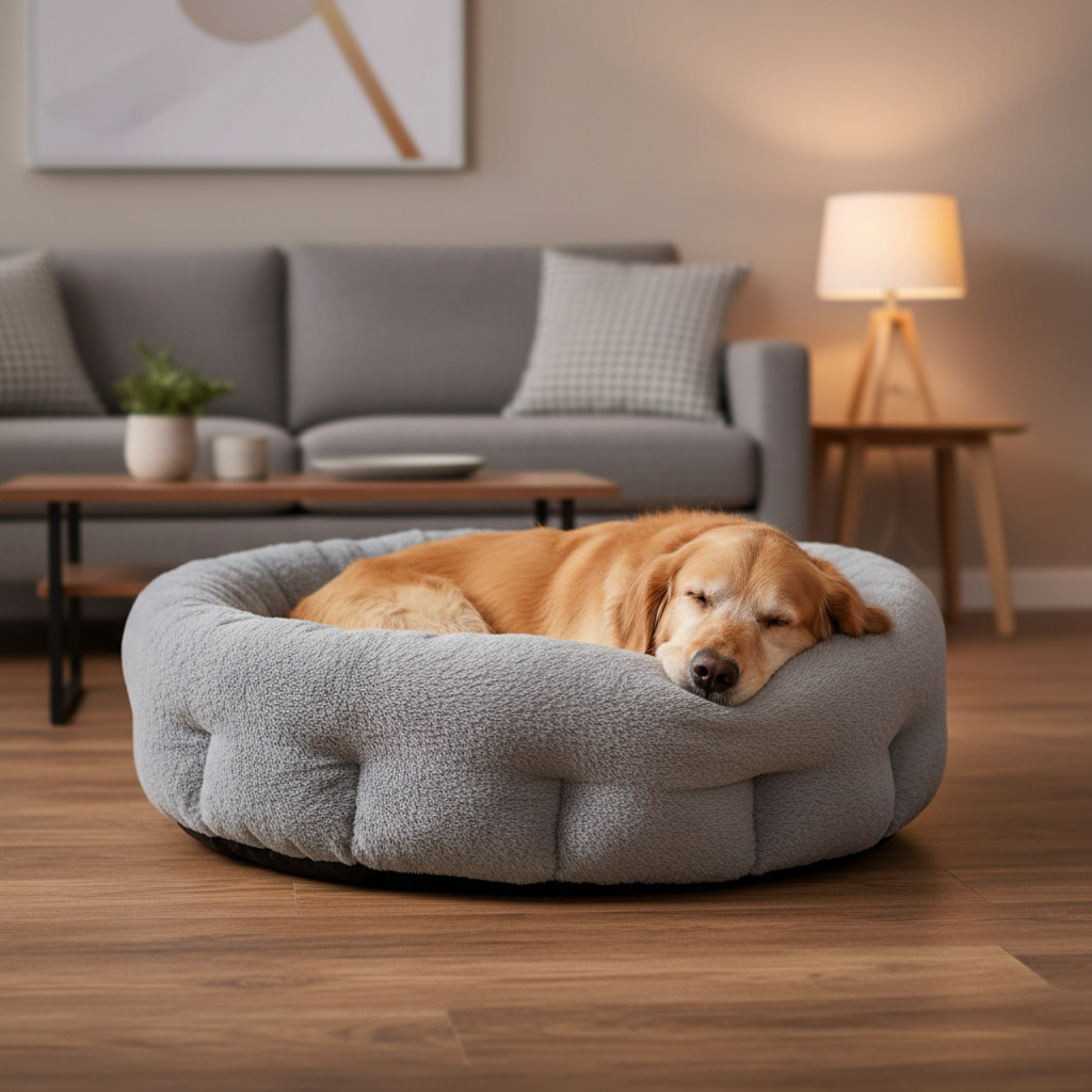 Jack and Vanilla mand voor honden, lichtgrijs, 50 cm