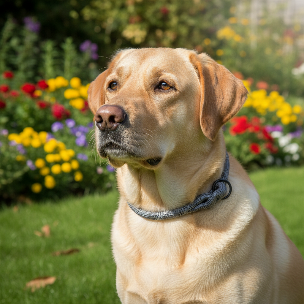 Jack and Vanilla halsband voor honden, grijs, 50 cm
