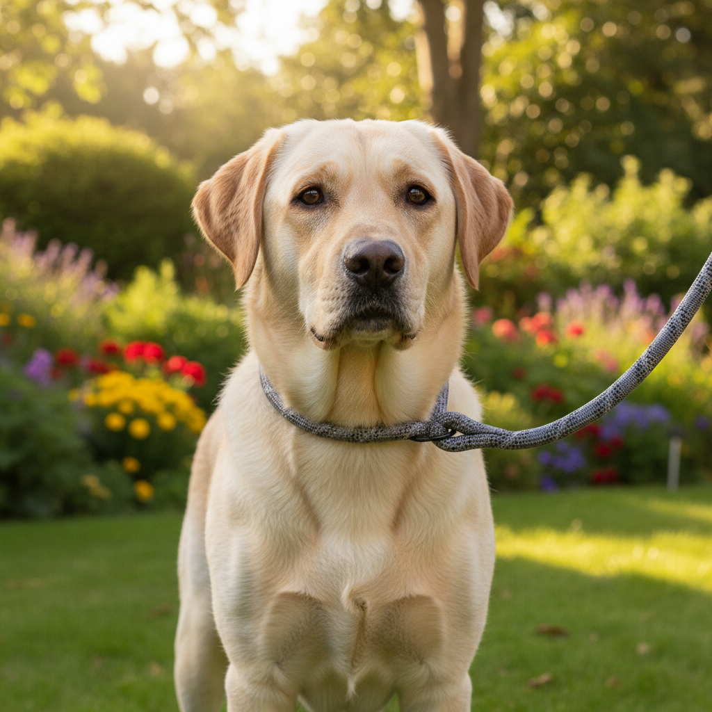 Jack and Vanilla halsband voor honden, grijs, 65 cm
