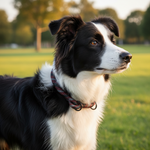 Jack and Vanilla halsband voor honden, zwart, 35 cm