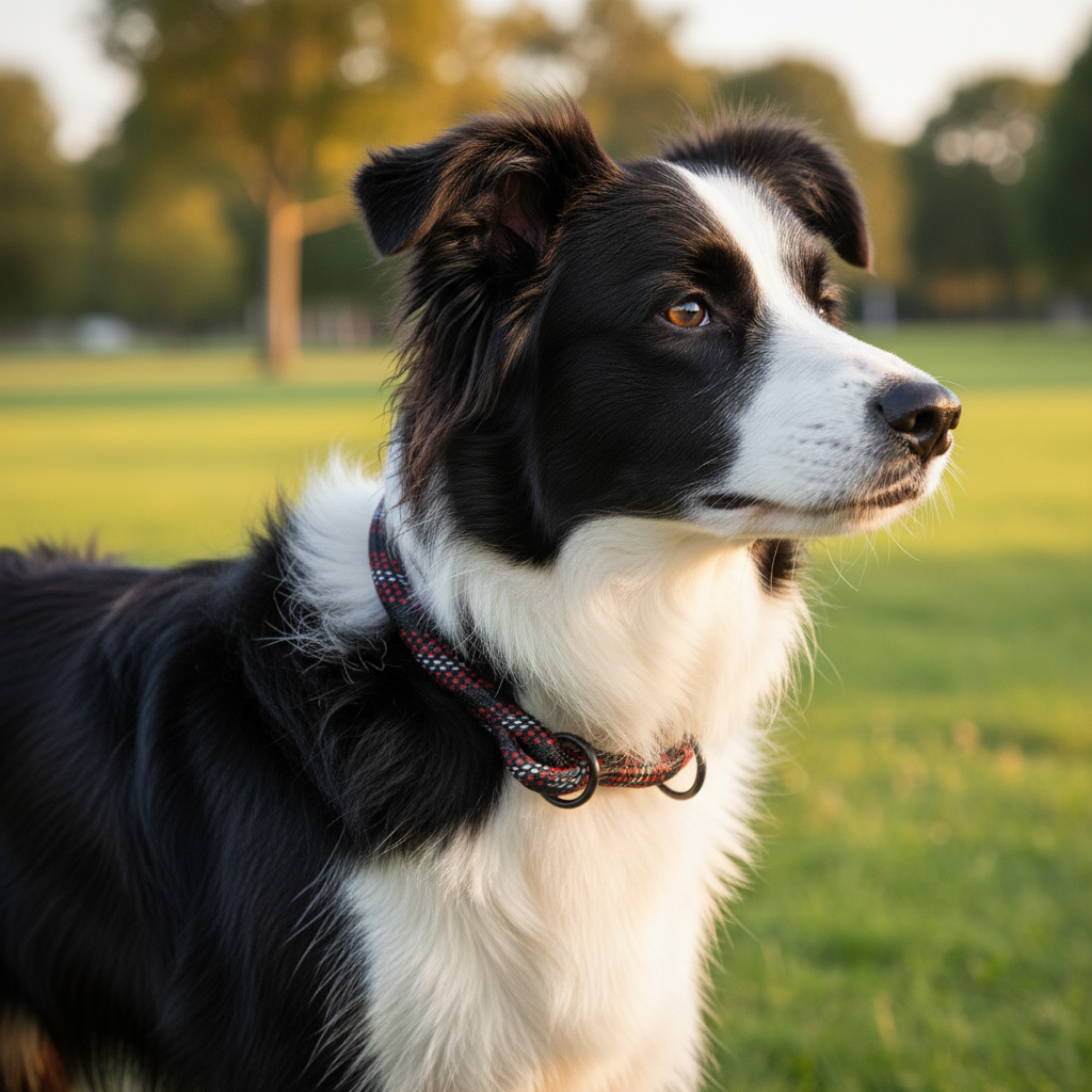 Jack and Vanilla halsband voor honden, zwart, 35 cm