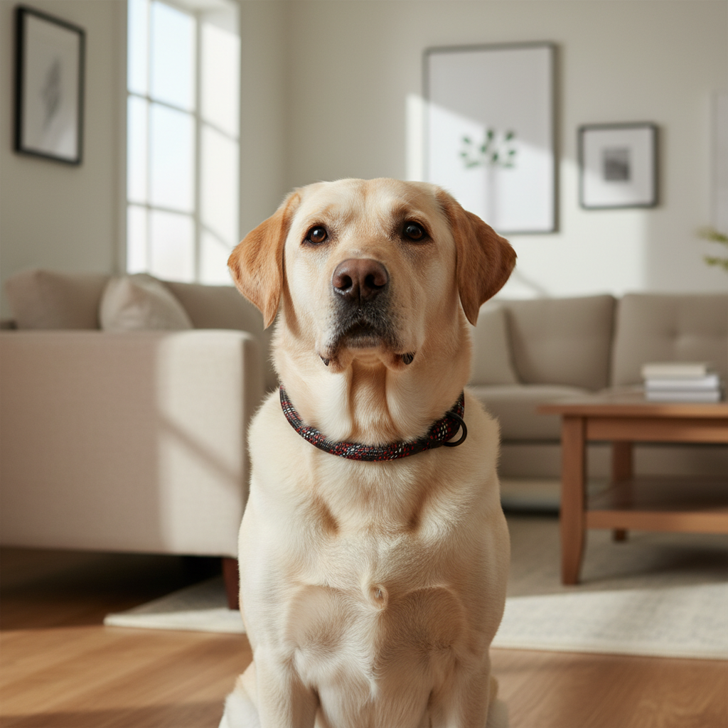 Jack and Vanilla halsband voor honden, zwart, 35 cm