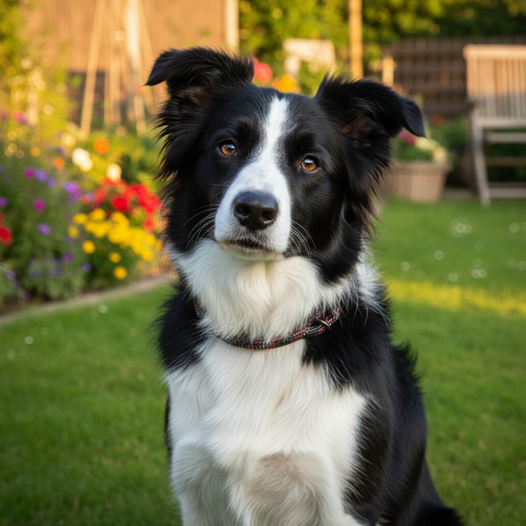 Jack and Vanilla halsband voor honden, zwart, 40 cm
