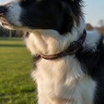 Jack and Vanilla halsband voor honden, zwart, 65 cm