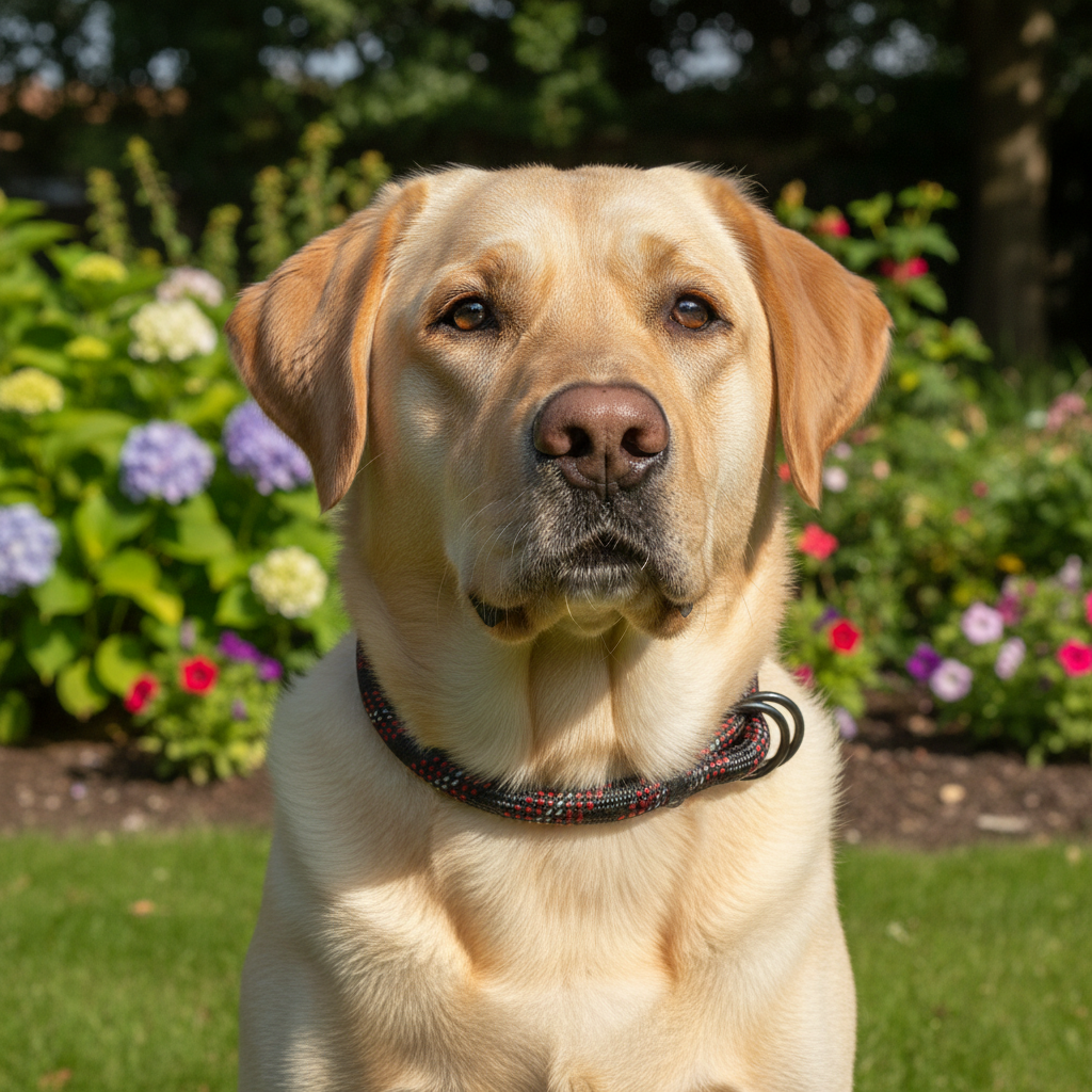 Jack and Vanilla halsband voor honden, zwart, 65 cm