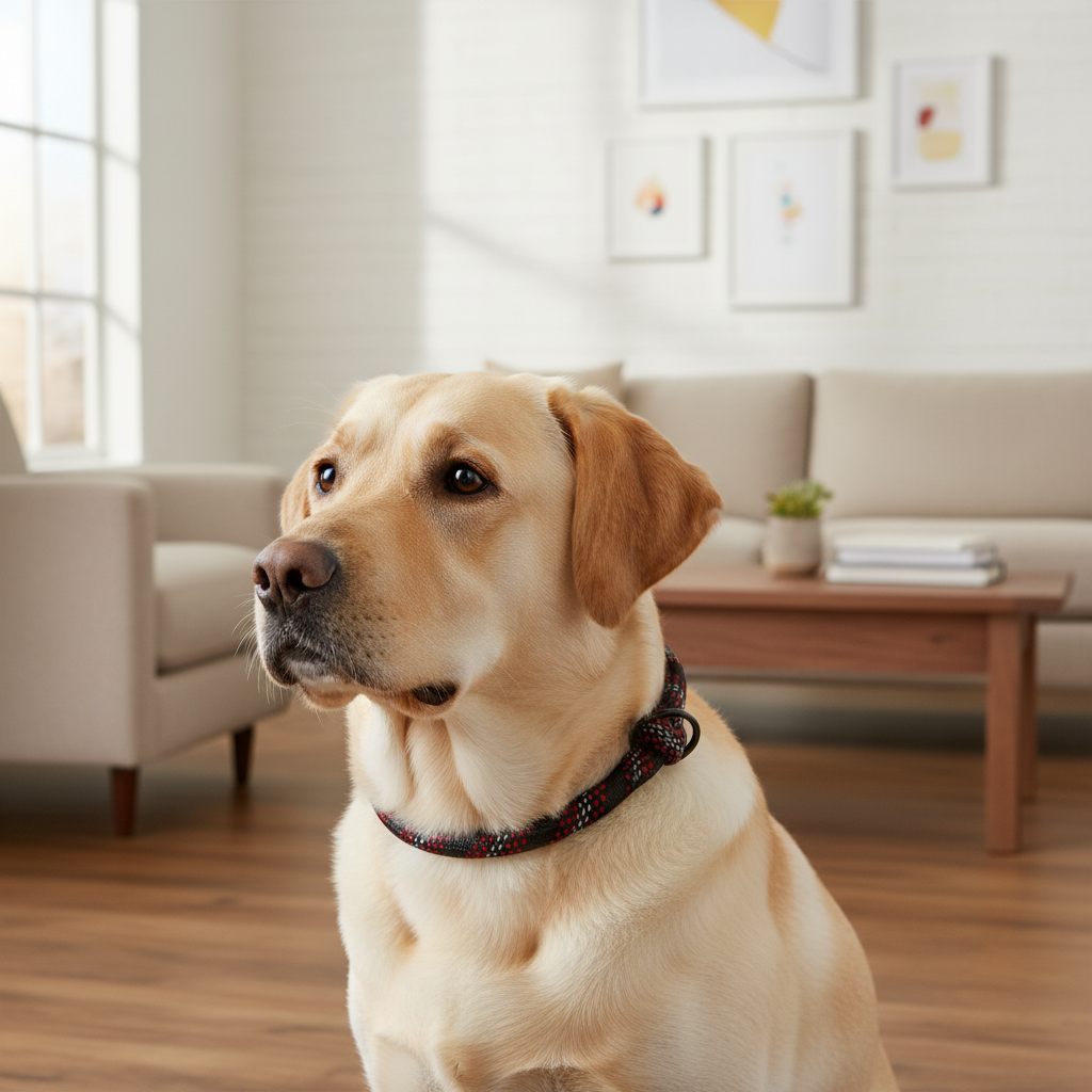 Jack and Vanilla halsband voor honden, zwart, 65 cm