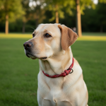 Jack and Vanilla halsband voor honden, rood, 35 cm