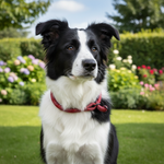 Jack and Vanilla halsband voor honden, rood, 35 cm