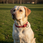 Jack and Vanilla halsband voor honden, rood, 50 cm