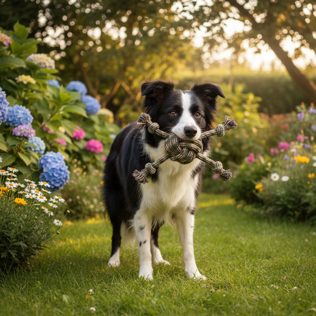 Jack and Vanilla speeltje voor honden, bruin, 48 cm