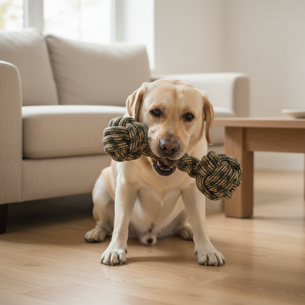 Jack and Vanilla speeltje voor honden, bruin, 48 cm