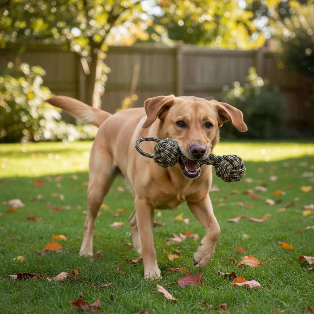 Jack and Vanilla speeltje voor honden, bruin, 64 cm