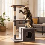 Jack and Vanilla krabpaal voor katten, grijs, 50 cm