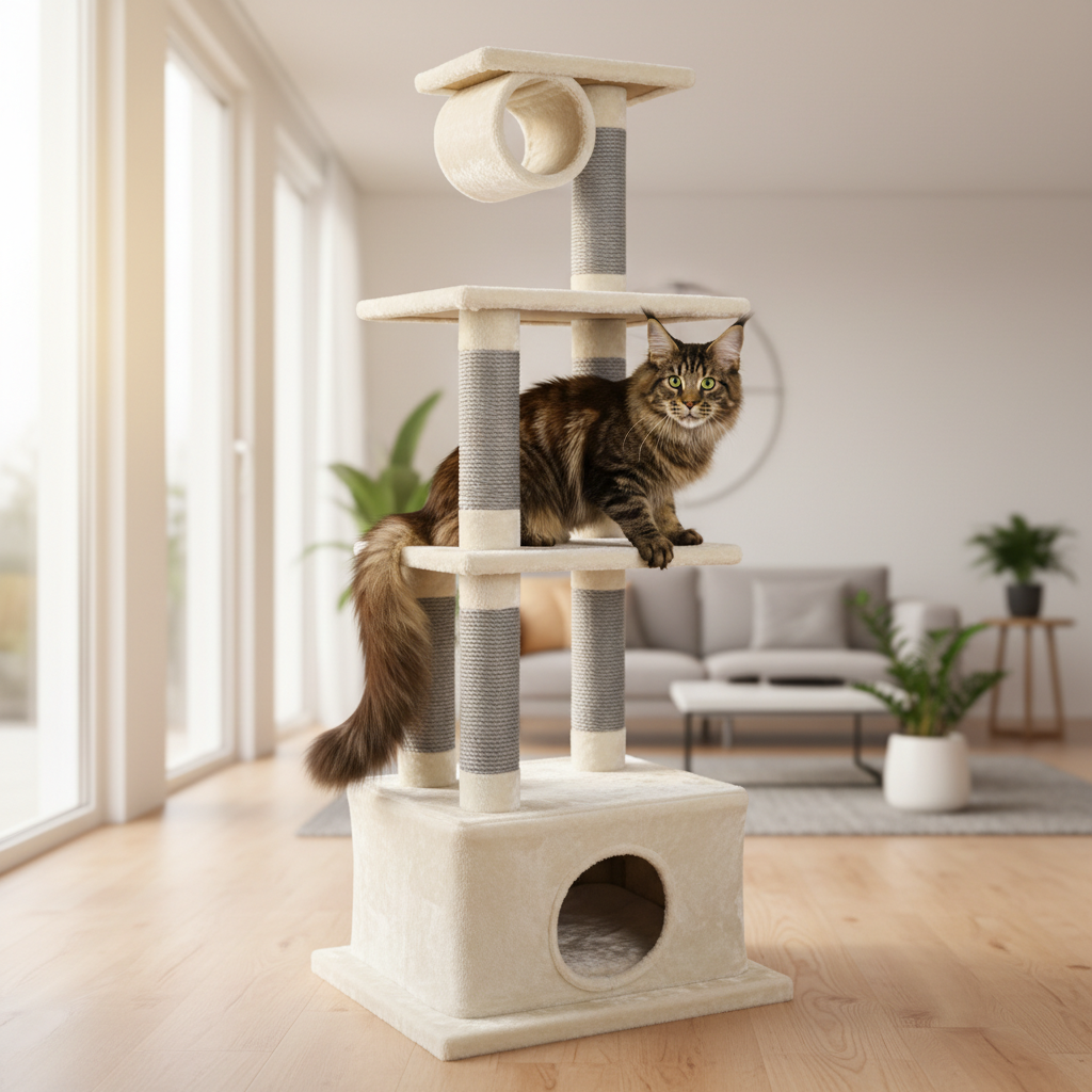 Jack and Vanilla krabpaal voor katten, grijs, 60 cm