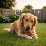 Jack and Vanilla hertengewei kauwsnack voor honden, bruin