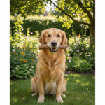 Jack and Vanilla hertengewei kauwsnack voor honden, bruin