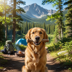 Jack and Vanilla hertengewei kauwsnack voor honden, bruin