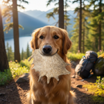 Jack and Vanilla hertengewei kauwsnack voor honden, bruin