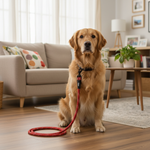 Jack and Vanilla hondenlijn voor honden, rood, 120 cm