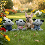 Jack and Vanilla speeltje voor honden, grijs, 18 cm