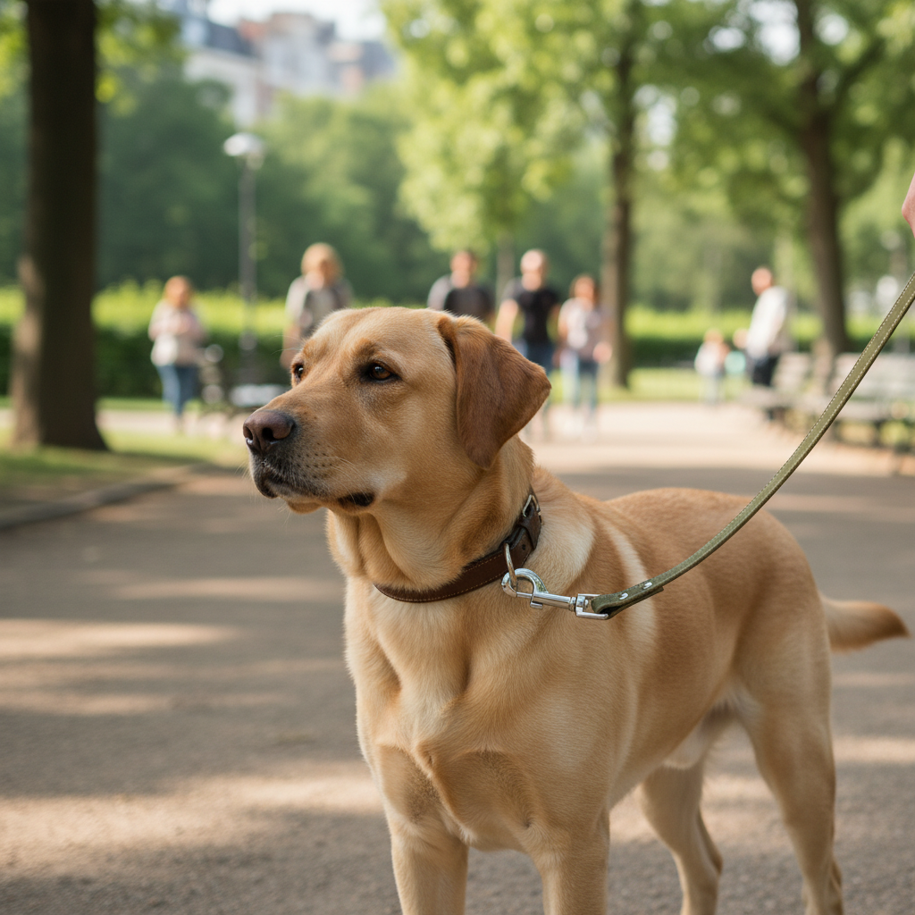 Jack and Vanilla hondenlijn voor honden, groen, 180 cm