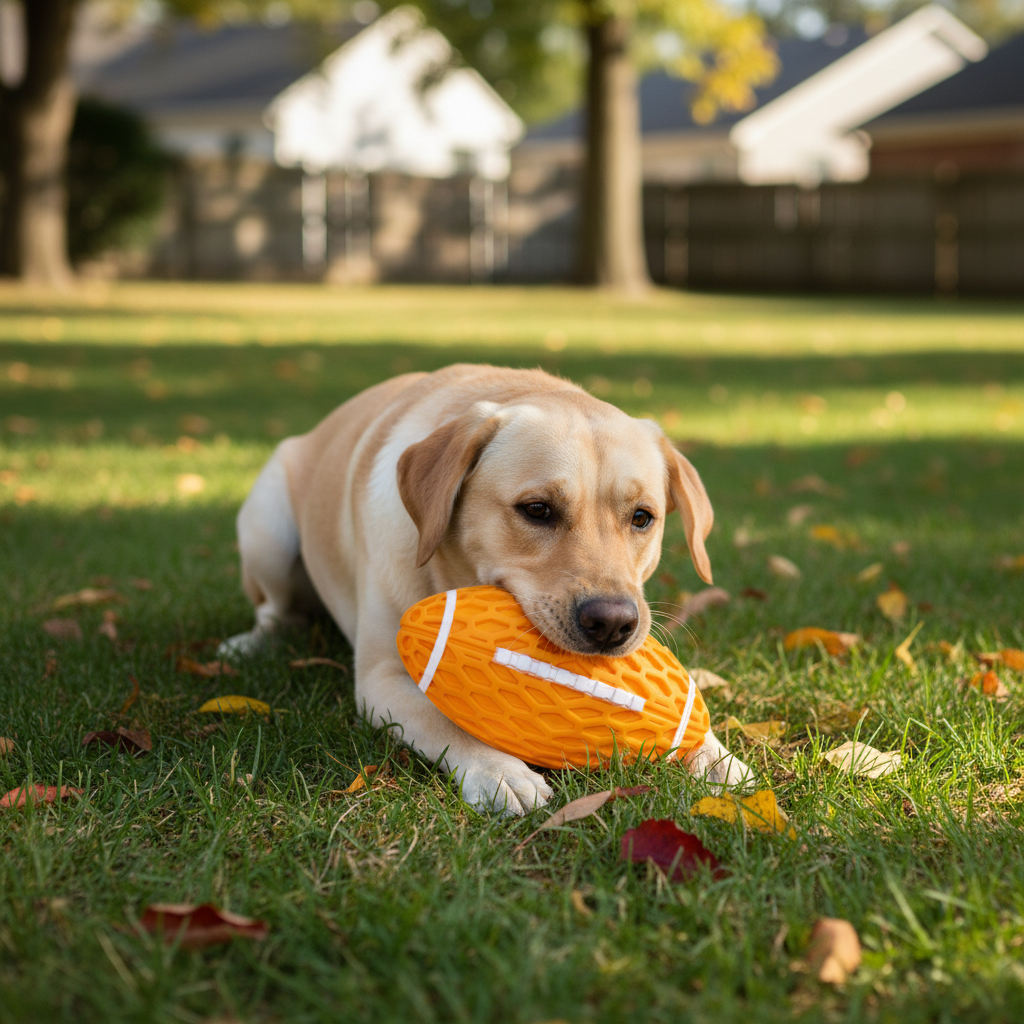 Jack and Vanilla speeltje voor honden, oranje, 10,3 cm