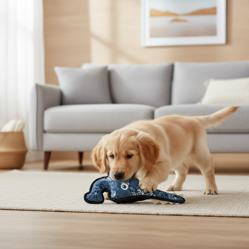 Jack and Vanilla speeltje voor honden, blauw, 18 cm
