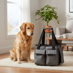 Jack and Vanilla draagtas voor honden en katten, zwart, 36 cm