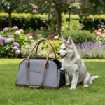 Jack and Vanilla draagtas voor honden en katten, grijs, 41 cm