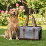 Jack and Vanilla draagtas voor honden en katten, grijs, 39 cm
